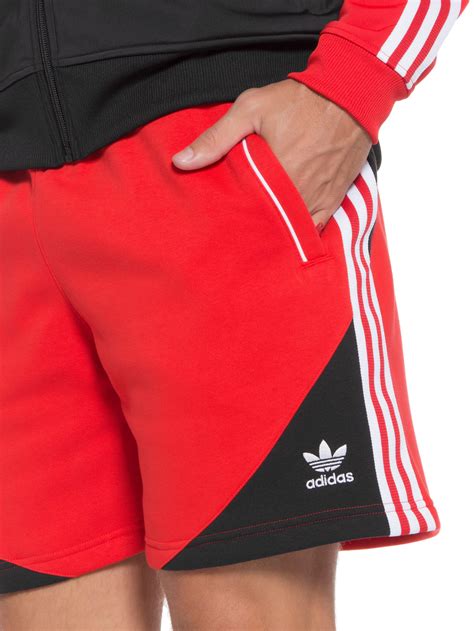 bermuda adidas originals vermelho|More.